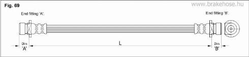 KK95KFT FT3293 - Əyləc şlanqı furqanavto.az