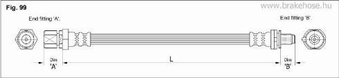 KK95KFT FT0463 - Əyləc şlanqı furqanavto.az