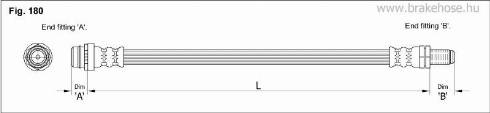 KK95KFT FT1216 - Əyləc şlanqı furqanavto.az