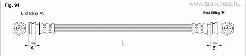 KK95KFT FT4053 - Əyləc şlanqı www.furqanavto.az