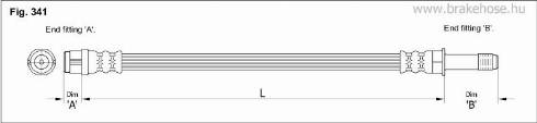 KK95KFT FT0275 - Əyləc şlanqı furqanavto.az