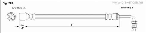 KK95KFT FT1142 - Əyləc şlanqı furqanavto.az