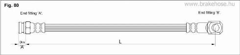 KK95KFT FT2790 - Əyləc şlanqı furqanavto.az