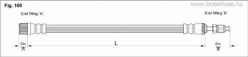 KK95KFT FT3258 - Əyləc şlanqı furqanavto.az