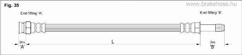 KK95KFT FT3263 - Əyləc şlanqı furqanavto.az