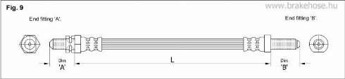 KK95KFT FT2102 - Əyləc şlanqı furqanavto.az