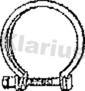 Klarius 430484 - Boru birləşdiricisi, egzoz sistemi furqanavto.az