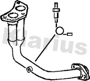 Klarius 301308 - Egzoz borusu furqanavto.az