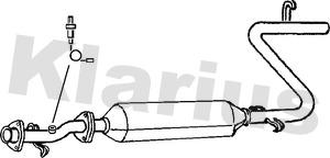 Klarius 311168 - Katalitik çevirici furqanavto.az