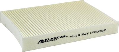 Klaxcar France FC036z - Filtr, daxili hava furqanavto.az