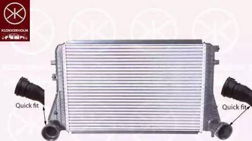 Klokkerholm 9540304227 - Intercooler, şarj cihazı furqanavto.az