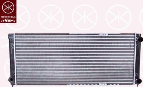 Klokkerholm 9537302066 - Radiator, mühərrikin soyudulması furqanavto.az