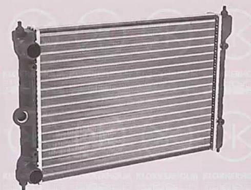 Klokkerholm 9529302092 - Radiator, mühərrikin soyudulması furqanavto.az