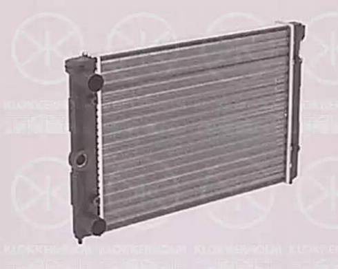 Klokkerholm 9521302039 - Radiator, mühərrikin soyudulması furqanavto.az