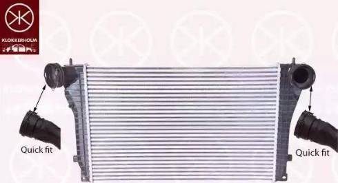 Klokkerholm 9523304319 - Intercooler, şarj cihazı furqanavto.az