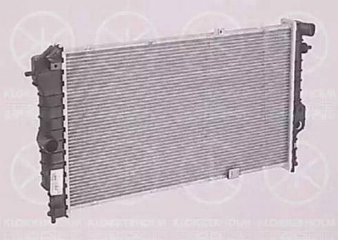 Klokkerholm 5076302190 - Radiator, mühərrikin soyudulması furqanavto.az