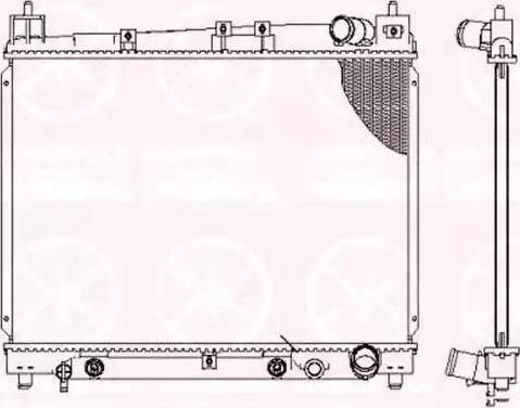 Klokkerholm 8109302258 - Radiator, mühərrikin soyudulması furqanavto.az