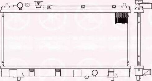 Klokkerholm 3475302151 - Radiator, mühərrikin soyudulması furqanavto.az