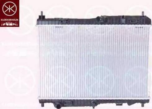 Klokkerholm 2565302442 - Radiator, mühərrikin soyudulması furqanavto.az