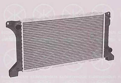 Klokkerholm 2515302169 - Radiator, mühərrikin soyudulması furqanavto.az