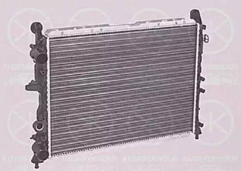 Klokkerholm 2025302109 - Radiator, mühərrikin soyudulması furqanavto.az