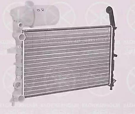 Klokkerholm 2025302101 - Radiator, mühərrikin soyudulması furqanavto.az