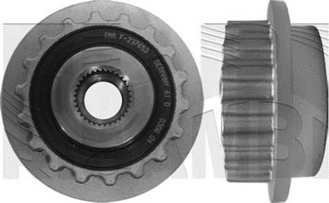 KM International FI14130 - Kasnak, alternator, sərbəst dönərli mufta furqanavto.az