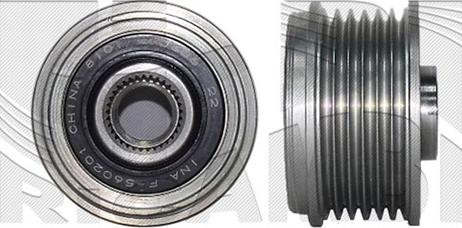 KM International FI21140 - Kasnak, alternator, sərbəst dönərli mufta furqanavto.az