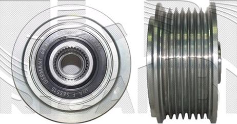 KM International FI21790 - Kasnak, alternator, sərbəst dönərli mufta furqanavto.az