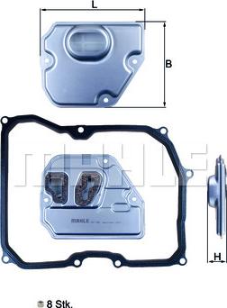 KNECHT HX 169KIT - Hidravlik Filtr, avtomatik transmissiya furqanavto.az