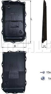 KNECHT HX 184 KIT - Yağ çəni, avtomatik transmissiya furqanavto.az