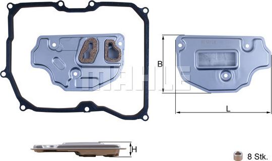 KNECHT HX 256D - Hidravlik Filtr, avtomatik transmissiya furqanavto.az