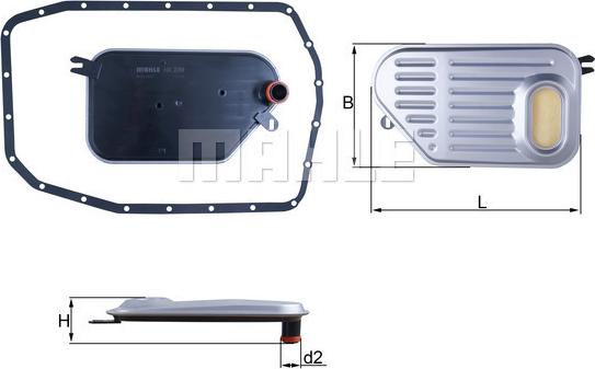 KNECHT HX 239D - Hidravlik Filtr, avtomatik transmissiya furqanavto.az