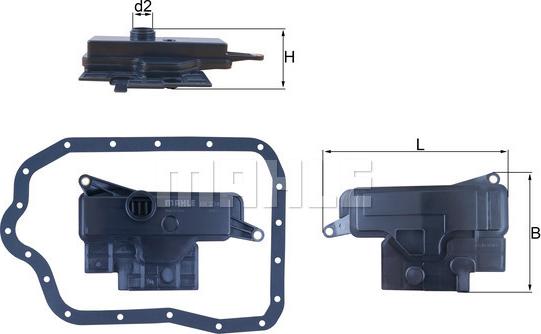 KNECHT HX 234D - Hidravlik Filtr, avtomatik transmissiya furqanavto.az