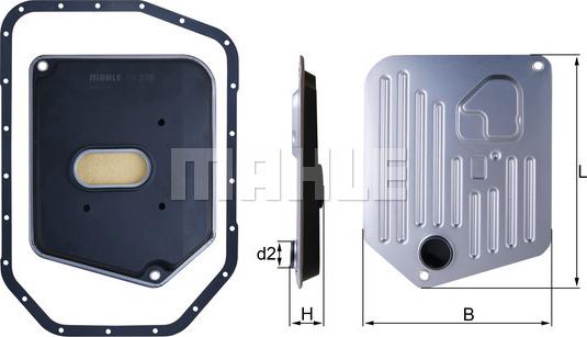 KNECHT HX 278D - Hidravlik Filtr, avtomatik transmissiya furqanavto.az