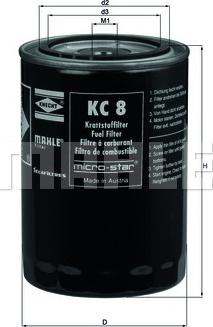 KNECHT KC 8 - Yanacaq filtri furqanavto.az