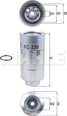 KNECHT KC 239D - Yanacaq filtri furqanavto.az