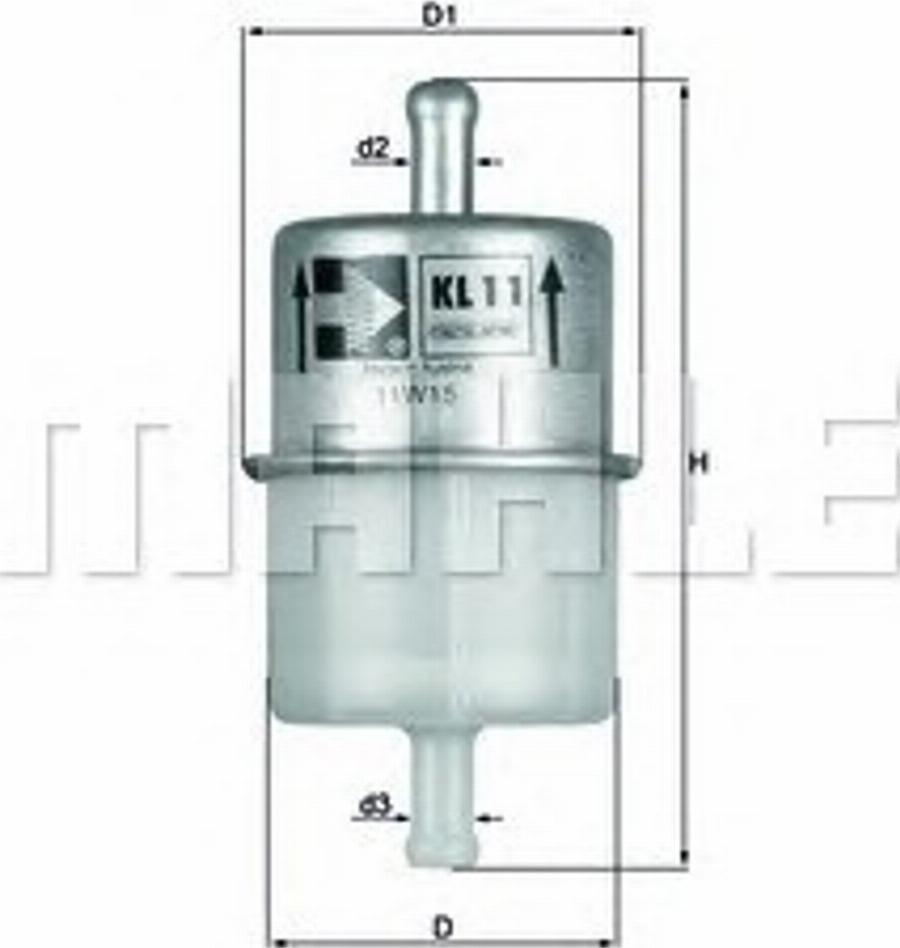 KNECHT KL 11 - Yanacaq filtri furqanavto.az