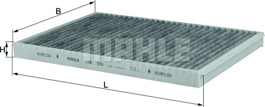 KNECHT LAK 594 - Filtr, daxili hava furqanavto.az