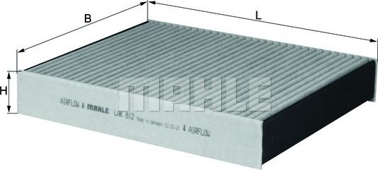 KNECHT LAK 812 - Filtr, daxili hava furqanavto.az