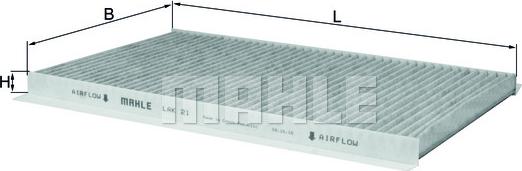 KNECHT LAK 21 - Filtr, daxili hava furqanavto.az