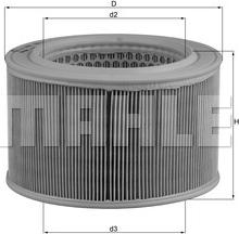 KNECHT LX 446 - Hava filtri furqanavto.az