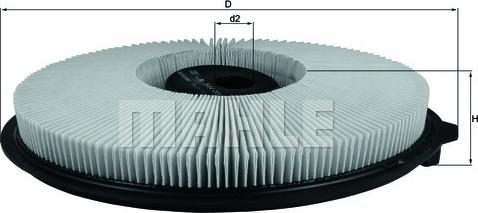 KNECHT LX 544 - Hava filtri furqanavto.az