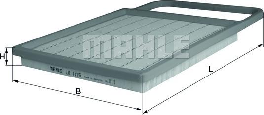 KNECHT LX 1475 - Hava filtri furqanavto.az