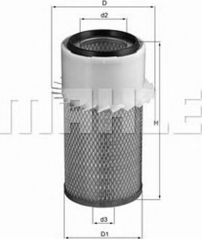 KNECHT LX 17 - Hava filtri furqanavto.az