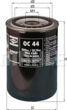 KNECHT OC 44 - Yağ filtri furqanavto.az