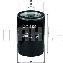 KNECHT OC 460 - Yağ filtri furqanavto.az