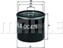 KNECHT OC 475 - Yağ filtri furqanavto.az