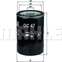 KNECHT OC 47 - Yağ filtri furqanavto.az
