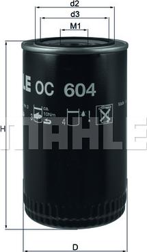 KNECHT OC 604 - Yağ filtri furqanavto.az